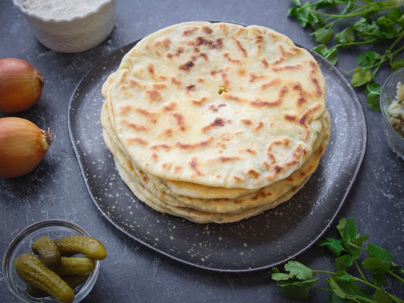 Традиционные лепешки карачаево-балкарской кухни